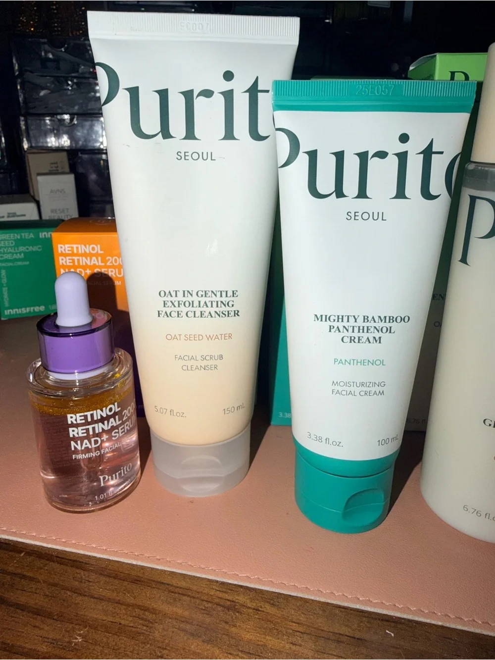 6 item Purito Seoul bundle: Serums, Cleanser, Cream, Toner, Mask